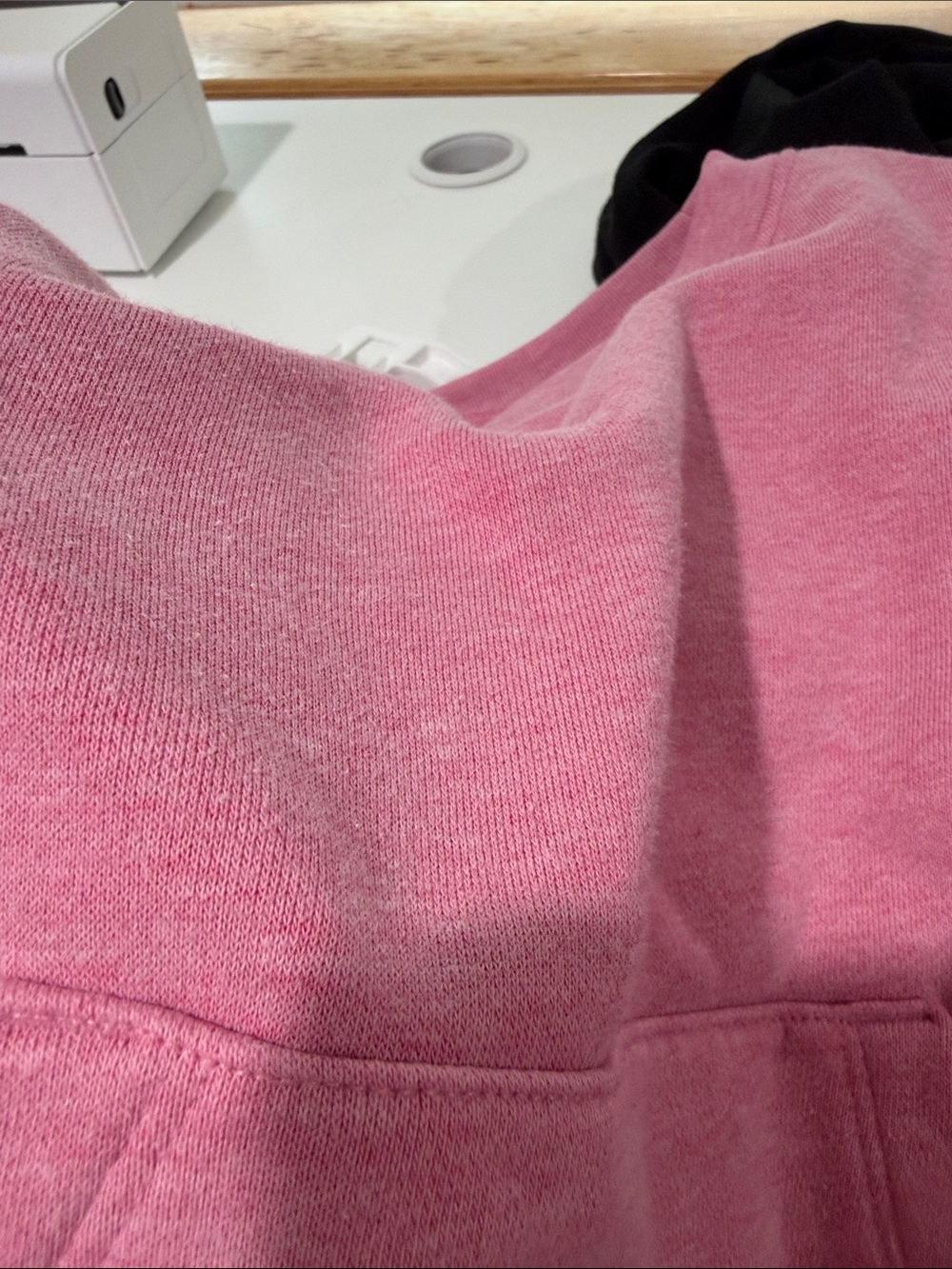 Primary Pink Crewneck Pocket Sweater 5 - Picture 6 of 6